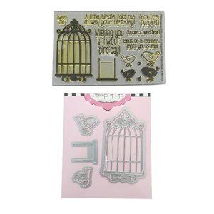 The Stamps of Life Bird Cage Stamps + Dies